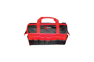 Сумка для інструмента Intertool BX-9002 з 20 кишенями, розміри 495x267x343 мм, жорсткий каркас, плечова лямка