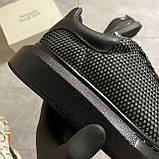 Жіночі кросівки Alexander Mcqueen Black Grid, кросівки олександр маккуїн, фото 6