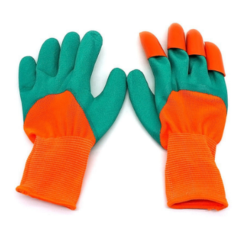 Садові рукавички Garden Genie Gloves, Гарден Джені Гловес ,гумові, рукавички садові-1690