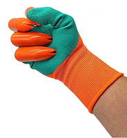 Садові рукавички Garden Genie Gloves, Гарден Джені Гловес ,гумові, рукавички садові-1690, фото 6