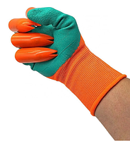 Садові рукавички Garden Genie Gloves, Гарден Джені Гловес ,гумові, рукавички садові-1690, фото 5