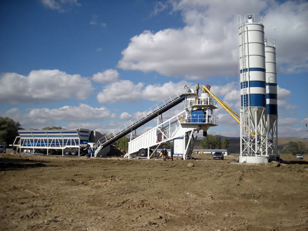 Мобільний бетонний завод Mussan Group MG 120