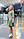 Сукня кольору хакі силует трапеція, фото 2