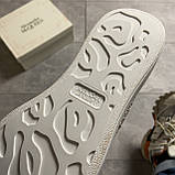 Жіночі кросівки Alexander McQueen Lace-Up Glitter-Leather, кросівки олександр маккуїн, фото 9