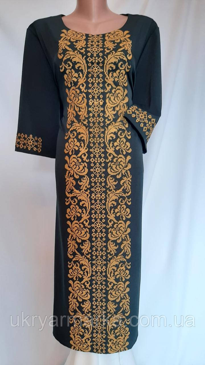 Вишите жіноче плаття футляр для всіх фігур "Королівна"