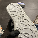 Жіночі кросівки Alexander McQueen White Blue Black, кросівки олександр маккуїн, фото 8