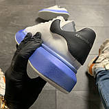 Жіночі кросівки Alexander McQueen White Blue Black, кросівки олександр маккуїн, фото 6