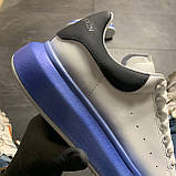 Жіночі кросівки Alexander McQueen White Blue Black, кросівки олександр маккуїн, фото 5