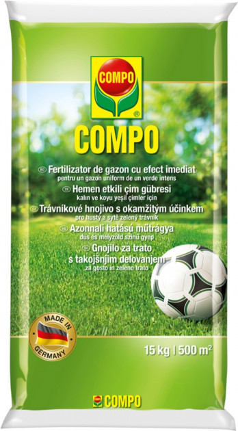 Добриво швидкої дії для газонів Compo 15 кг NPK 10-5-6 +7 + 2 Німеччина