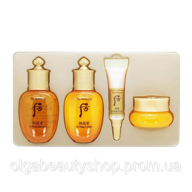 Набор миниатюр для омоложения кожи The History Of Whoo Gongjinhyang Special Gift Set (4 items) - фото 1 - id-p1200076925