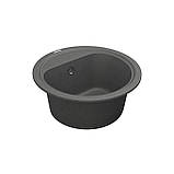 Мийка кварцова VANKOR Lira LMR 01.44 Gray сифон автомат, фото 3