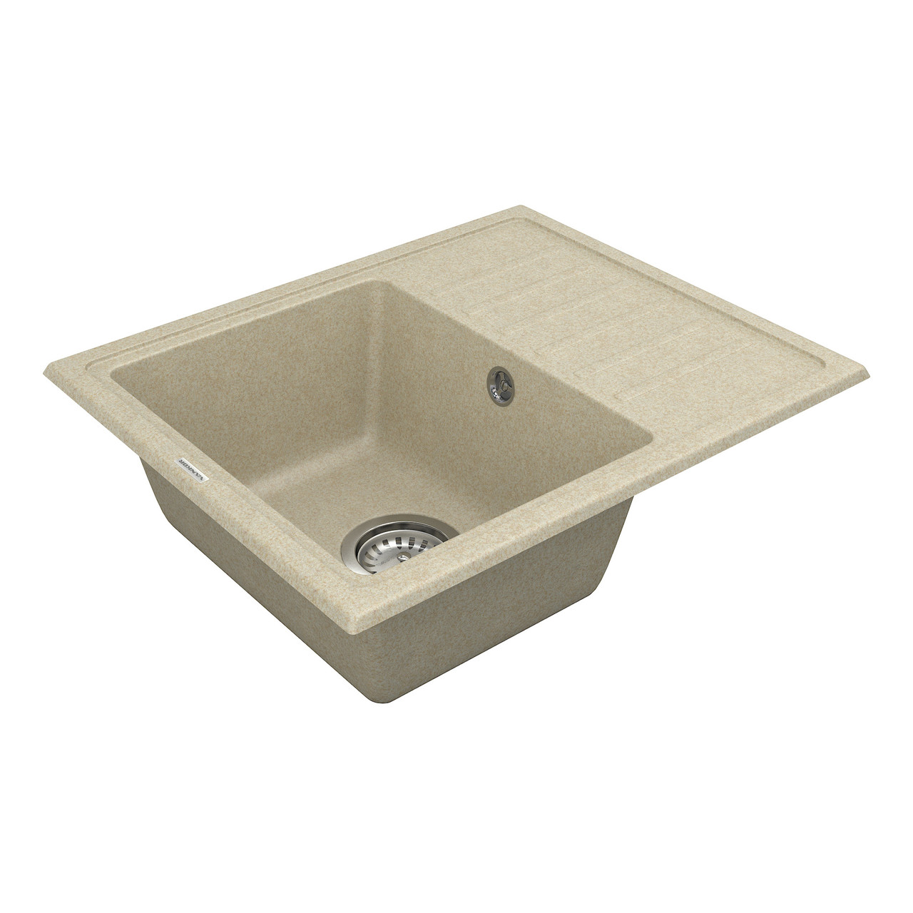 Мийка кварцова VANKOR Lira LMP 02.55 Beige сифон автомат, фото 1