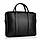 Чоловіча шкіряна сумка-портфель Betlewski 39 х 28 х 6 (BTM-01) - чорна, фото 2