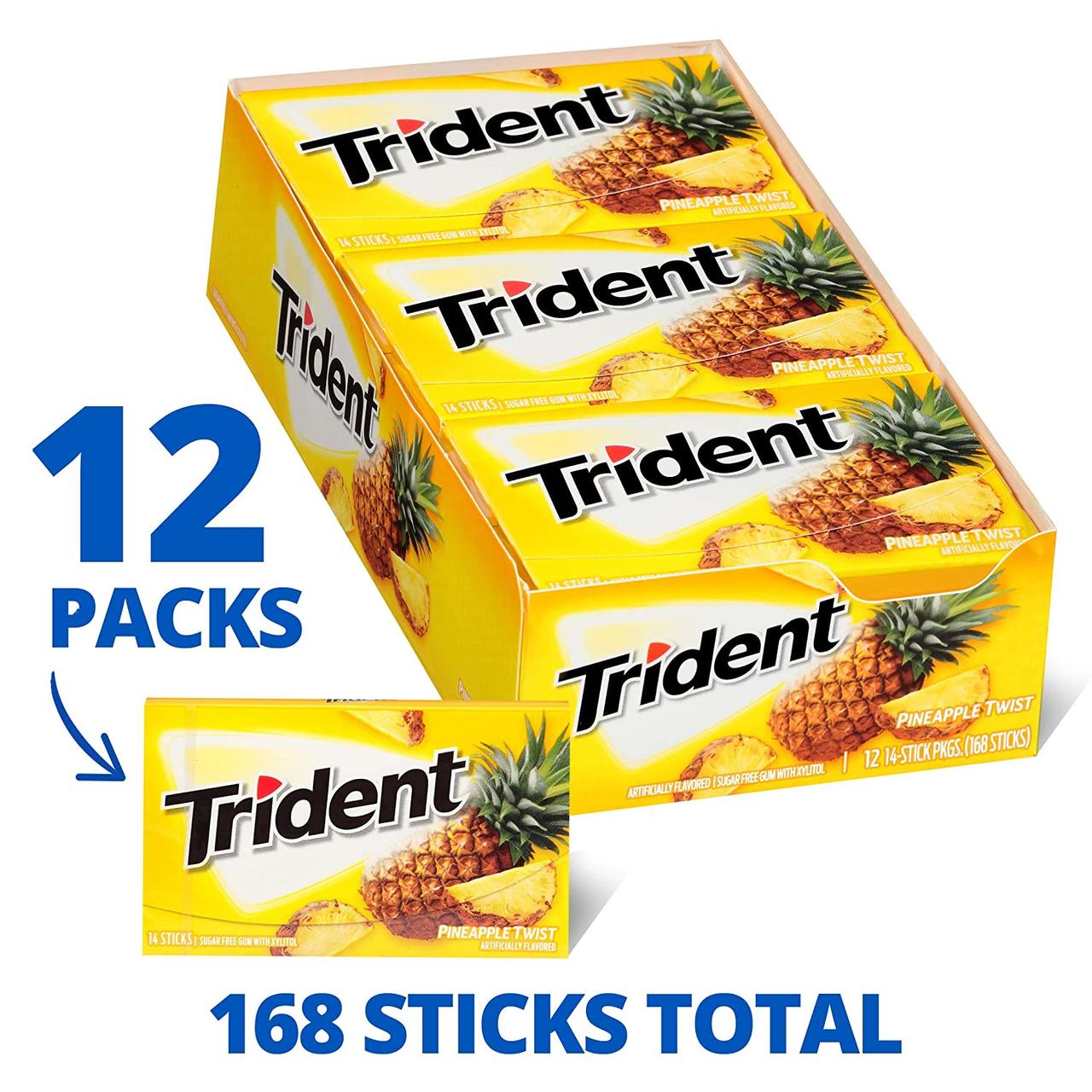 Блок Trident Pineapple Twist (12 шт)