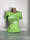 Футболка зелена жіноча приталена по фігурі, фото 2