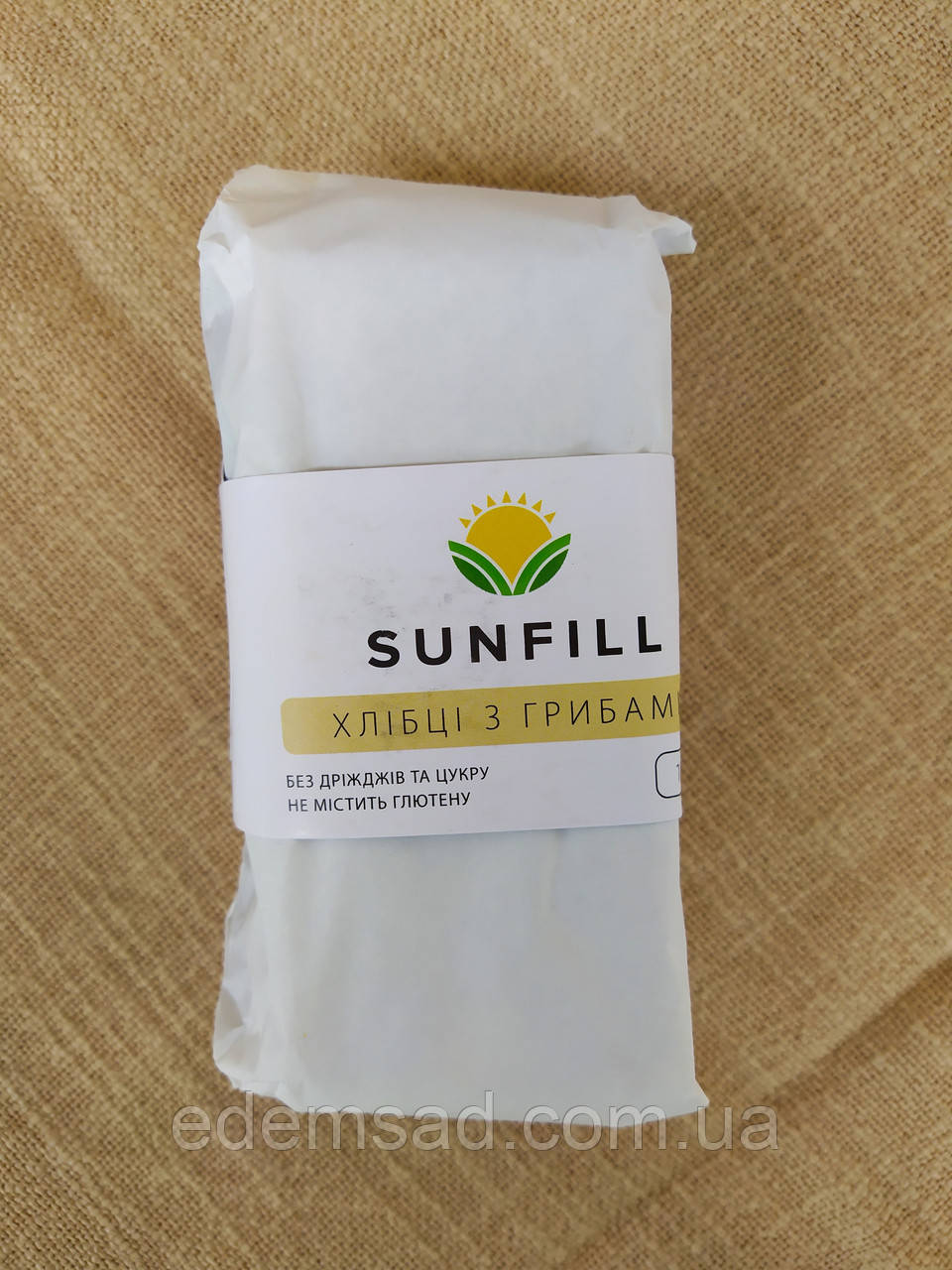 Хлібці з грибами Sunfill, 100г