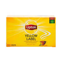 Чорний чай Ліптон у пакетиках Yellow Label 50*2 г