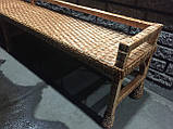 Лавка з лози "Обічна" 2 м., фото 5