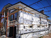 Фасадне утеплення приватних будинків і котеджів. Утеплення фасаду будинків