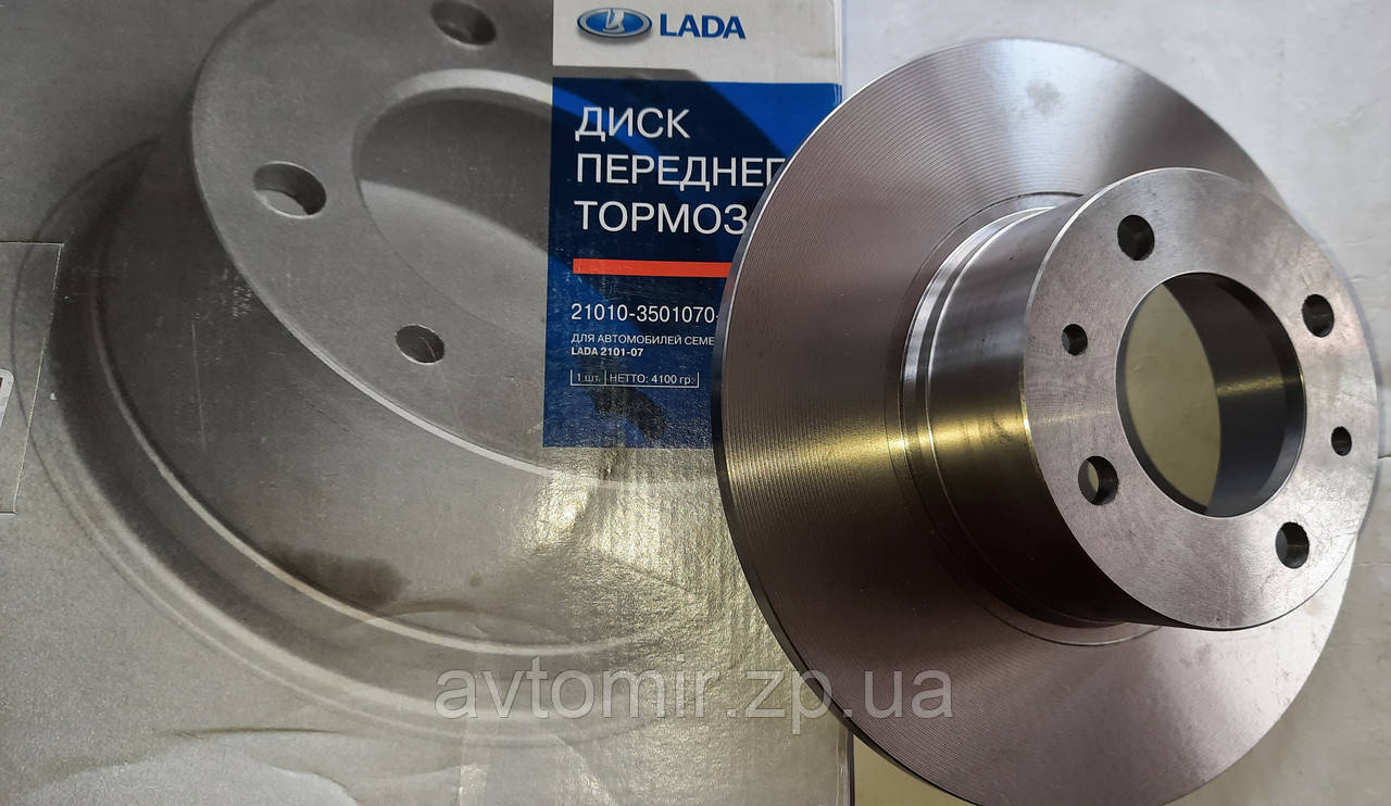 Тормозной диск передний ваз 2101-2107 - фото 2 - id-p223816343