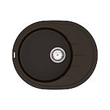 Мийка кварцова VANKOR Sity SMO 02.61 Shocolade сифон автомат, фото 4