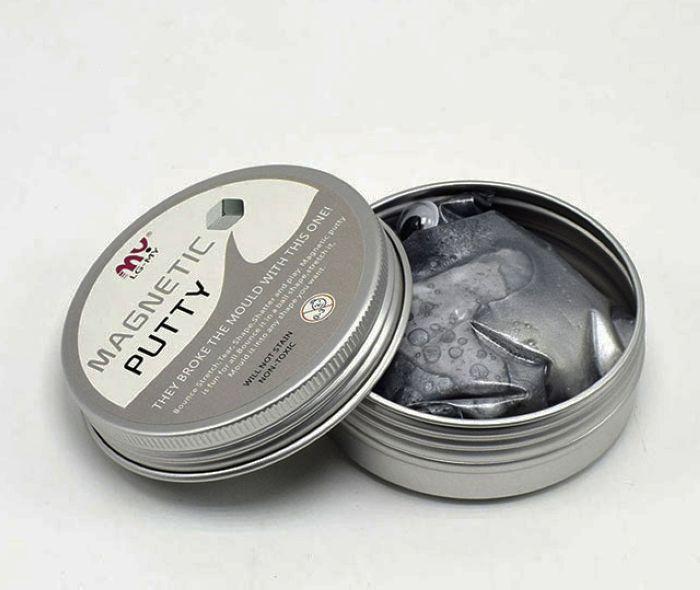 Магнітний розумний пластилін сірий Magnetic Putty gray уцінка