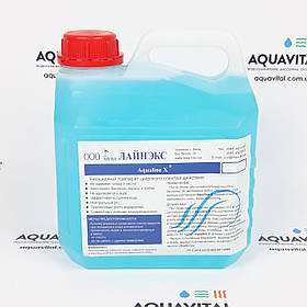 Безхлорний біоцидний комплексний засіб Aqualine X для обробки води та поверхонь, 3 л