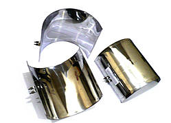 Напівкільцевий манжетний (хомутовий) нагрівач 1000 Вт 380 В, 200х220 мм, шпилька, неіржавка сталь