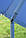 Парасолька пляжна Ø 2 м. з буром, посилена — спиці "ромашка", кут нахилу, срібне напилення від УФ., фото 2