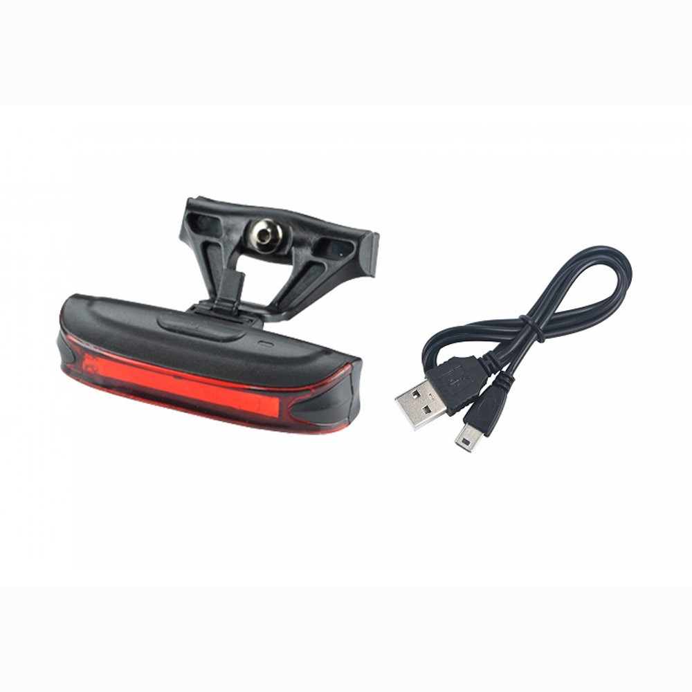 Велосипедний задній стоп JY-6018T (USB заряд, 65-130lumen. 3 режиму, 500mAh. влагозащ.)