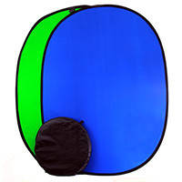 1.5*2м Фон хромакей FST на пружині green/blue (muslin backdrop, Chroma Key) складаний