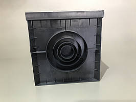 Дощоприймач PolyMax Basic 30/30 см пластиковий чорний комплект