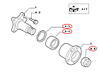 Підшипник задньої маточини колеса на Fiat Ducato 244, Peugeot Boxer, Citroen Jumper (02-06), 1328029080, 373032, фото 4
