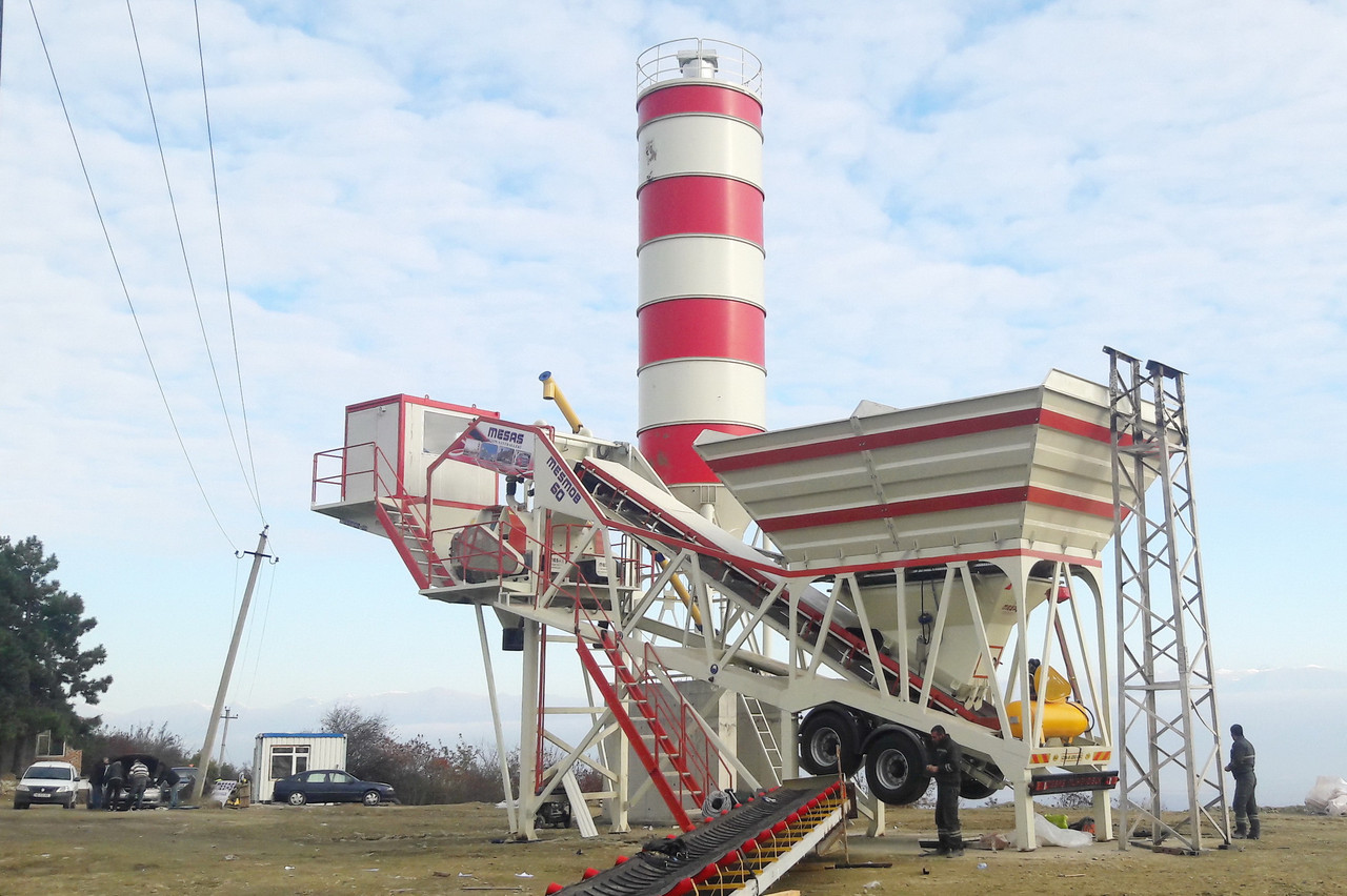 Мобільний бетонний завод MESAŞ BETON MESMOB - 60