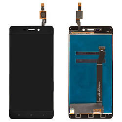 Дисплей для Xiaomi Redmi 4, модуль у зборі (екран і сенсор), оригінал Чорний