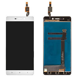 Дисплей для Xiaomi Redmi 4, модуль в зборі (екран і сенсор), оригінал Білий