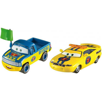 Тачки 3: Декстер Ховер і Чарлі Чекер (Dexter Hoover & Charlie Checker) Disney Pixar Cars від Mattel, фото 2
