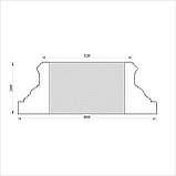 База колони для фасаду, фасадна основа для колони (кругла) ФБК-13 h300мм (d500мм), фото 2