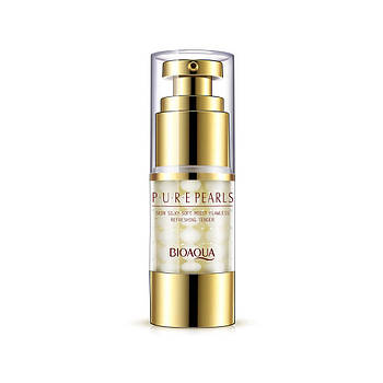 Крем з екстрактом перлів BIOAQUA Pearl Essentials Eye Serum для шкіри навколо очей 25 мл Оригінал