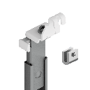 Кріплення для сталевого радіатора MB-FIX QRL H=400 мм. настінне універсальне (Італія) 60620040, фото 2
