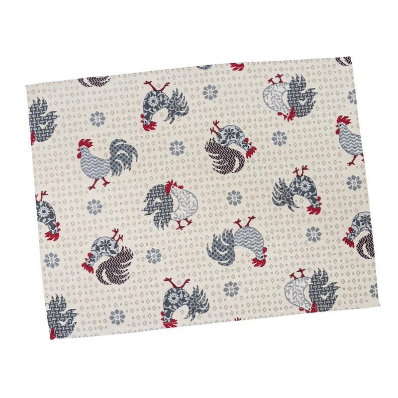 Серветка під тарілку на стіл гобеленова EDEN465B 34*44 см, фото 1