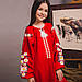 Вишита сукня Moderika Квіткова на червоному льоні, фото 9