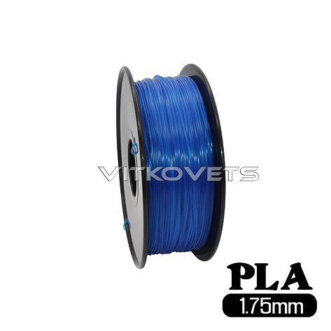 Пластикова нитка PLA, 1.75 мм, 1 кг синій, фото 2
