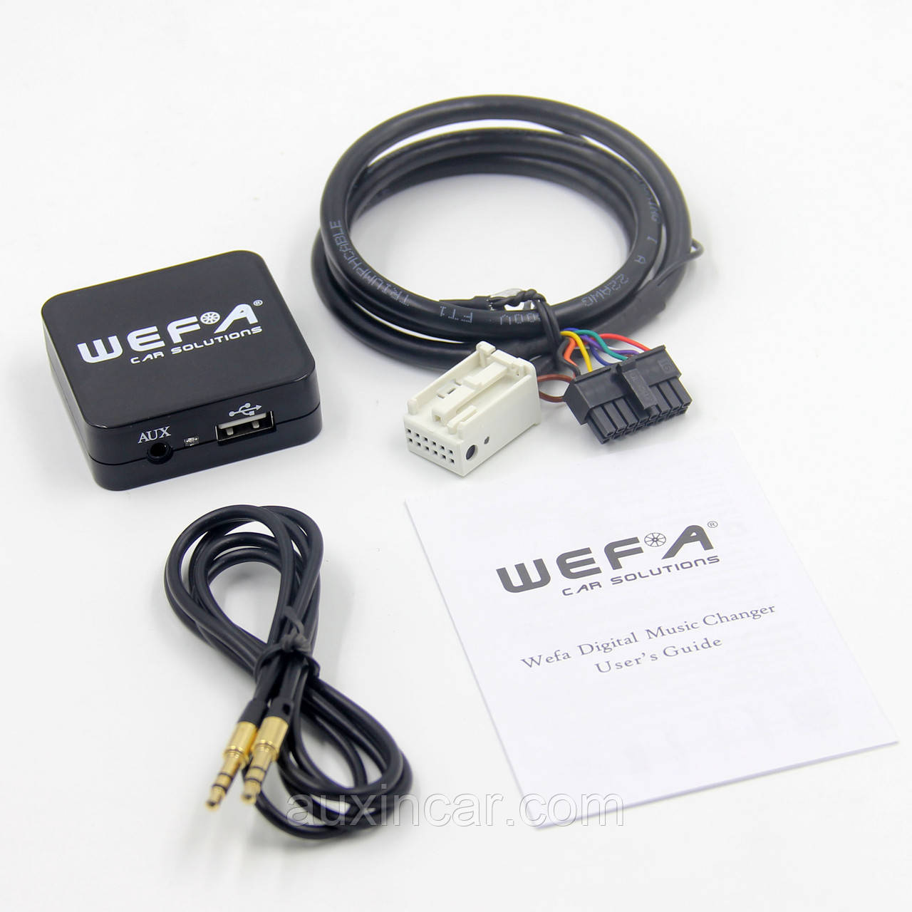 Автомобільний mp3 адаптер ЮСБ WEFA WF-605 MP3/USB/AUX для AUDI 12p