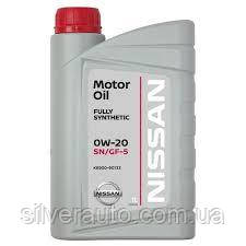 Моторное масло Nissan Motor Oil 0W-20 1л - фото 1 - id-p1200337421