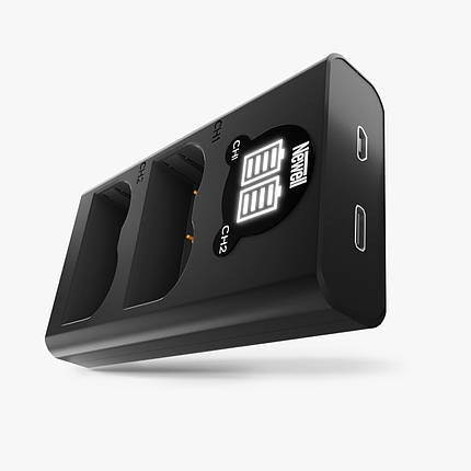 Портативний зарядний пристрій Newell dual USB-C для Акумуляторів Fujifilm NP-W126 (для X-T10, X-T2, X-T20), фото 2