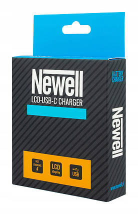 Портативний зарядний пристрій Newell dual USB-C для Акумуляторів Fujifilm NP-W126 (для X-T10, X-T2, X-T20), фото 2