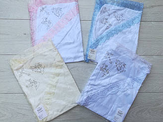 Крижма «Ангелочки» з куточком, кулір