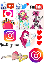 Вафельна картинка "Инстаграмм" - 9