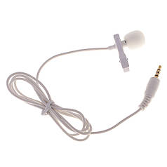 Мікрофон петличний (петличка) для телефона/планшета Alitek A100 White